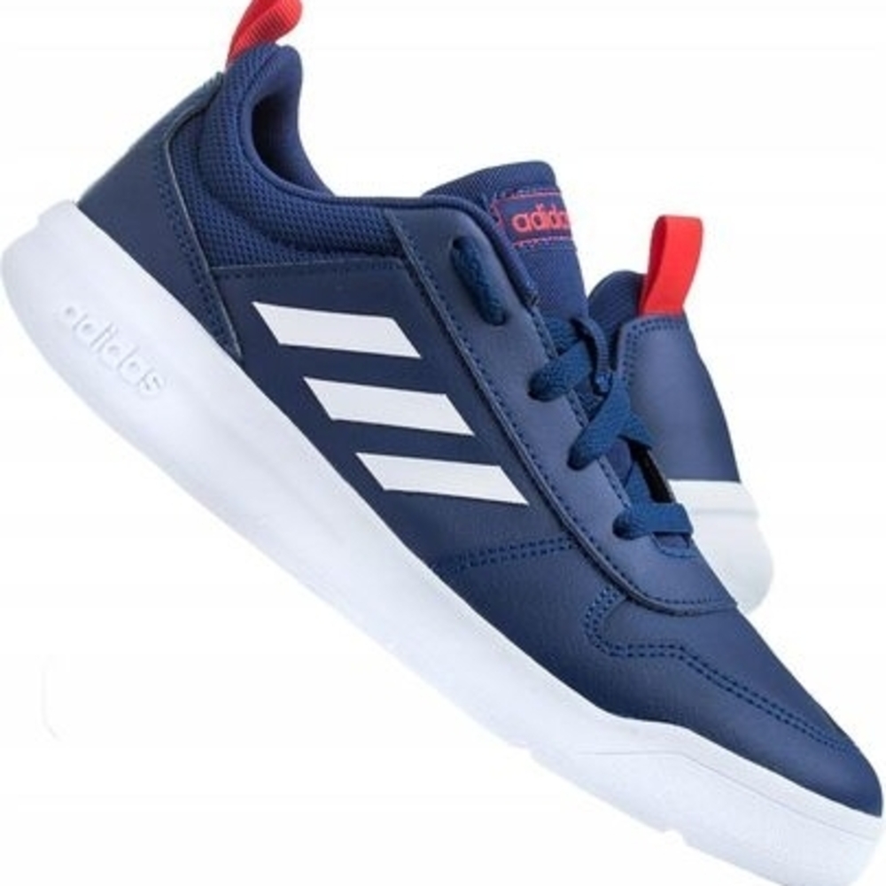 Adidas Boy's Navy and White Sneakers - Size 2 Kid's